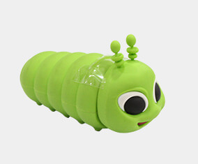 Custom PVC shape - Worm1 – ODM project for display only