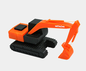 Custom PVC shape - Yellow-excavator1 – ODM project for display only