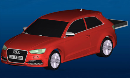 Customized Metal Car Shape