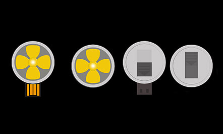 Customized Metal Propeller USB