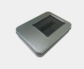 Package - metal box big black EVA
